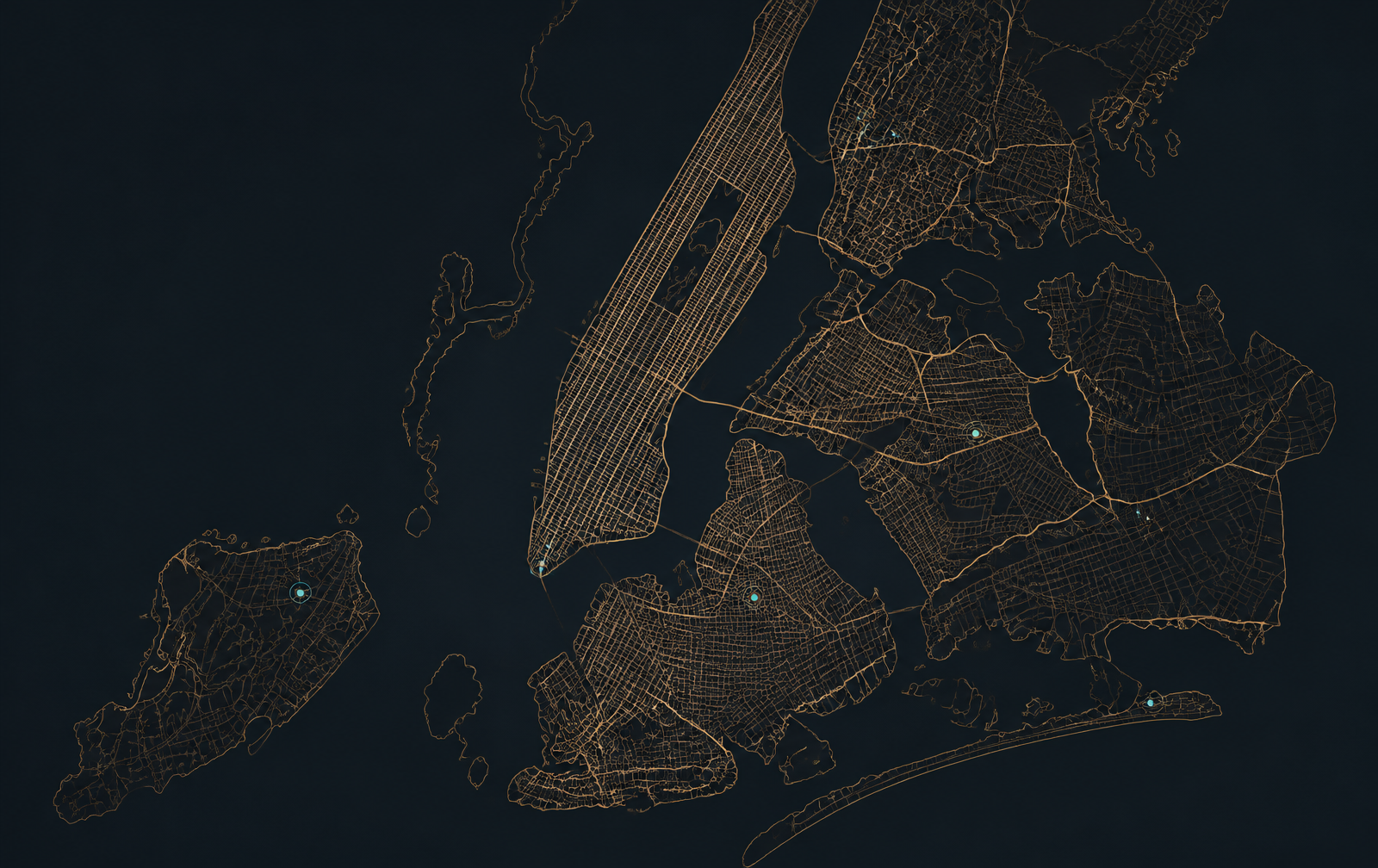 Map of the New York City metro territory Catalyst Group NY covers